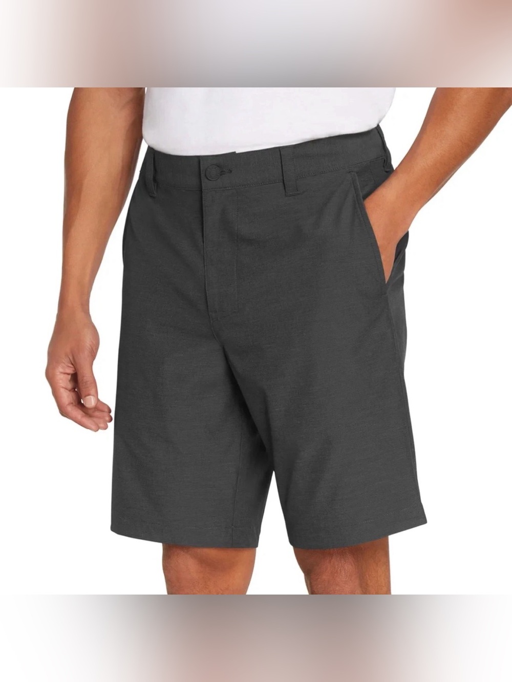 Banana Republic Men's Flat Front Shorts - Charcoal